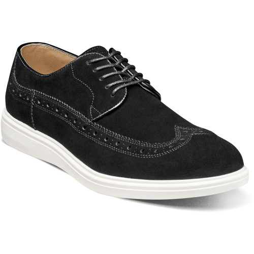 Stacy Adams Trudell Wingtip Lace-Up in Black