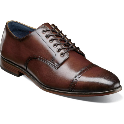 Stacy Adams Men's William Cap Toe Oxford Dress Shoes in Navy