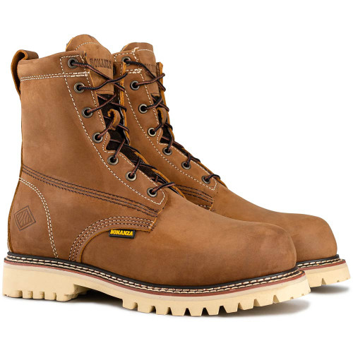 Bonanza Summit 8” Crazy Brown Insulated Waterproof Moc Toe
