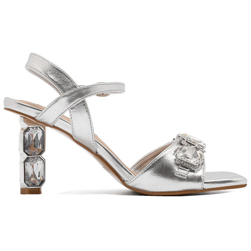 Lady Couture Delight 2.5" Sandal in Silver
