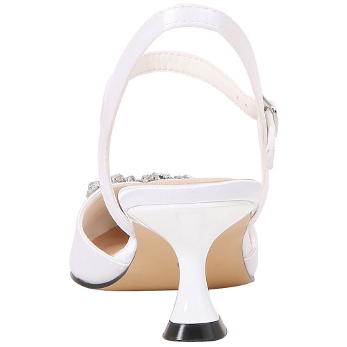 Lady Couture 2" Heel Classy Pump in White