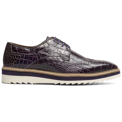 Stacy Adams Alario Wingtip Purple Oxford Dress Shoes for Men Stacy Adams Alario Wingtip Purple Oxford Dress Shoes for Men