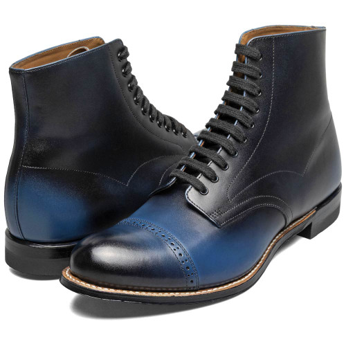 Stacy Adams Madison Blue Lace Up Dress Boots for Men