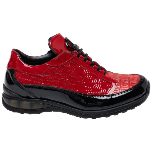 Mauri Hornback Crocodile Skin Red Sneakers BEATS for Men