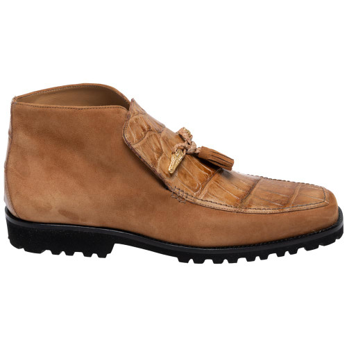 Mauri Men’s Alligator and Suede Brandy Chukka Boots BLADE with Lugz Sole