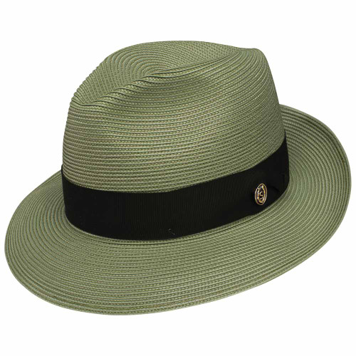 Stetson Rosebud Olive Florentine Milan Straw Dress Hat