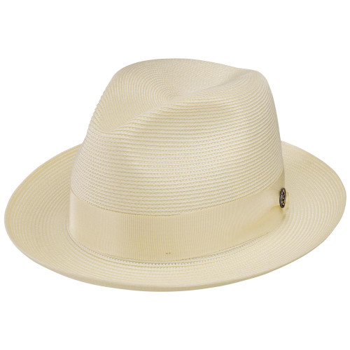 Stetson Rosebud Ivory Florentine Milan Straw Dress Hat