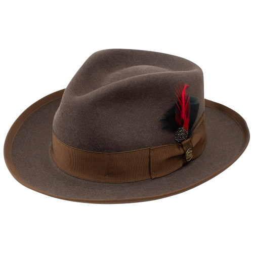 Stetson Whippet Fedora Tawny Royal Deluxe Fur Felt Hat