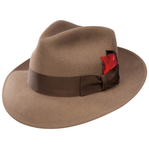 Stetson Cromwell Crushable Water-Repellent Wool Mink Felt Hat