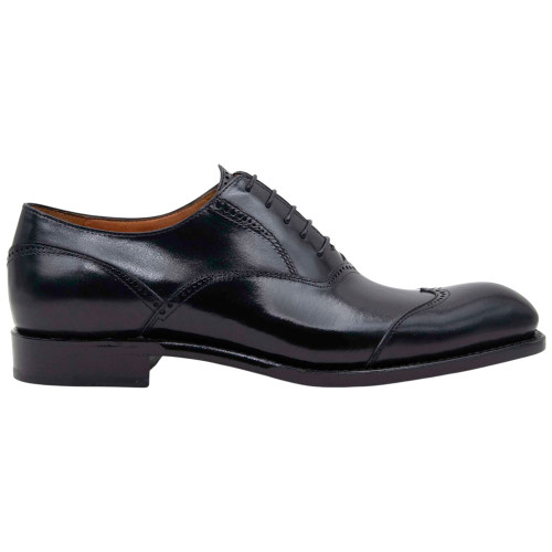 Ugo Vasare Nathan Goodyear Welt Black Oxford Dress Shoes