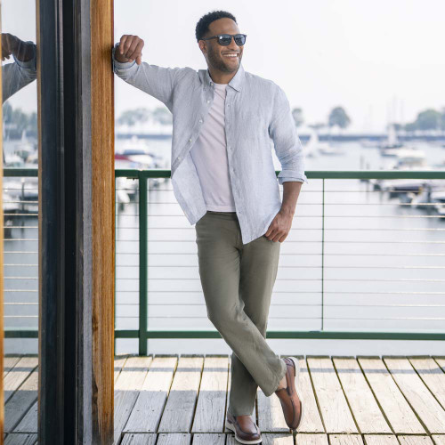 Florsheim Launch Moc Toe Venetian Cognac Slip On Loafers for Men