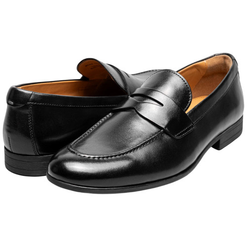 Florsheim Modena Moc Toe Black Leather Penny Loafer for Men