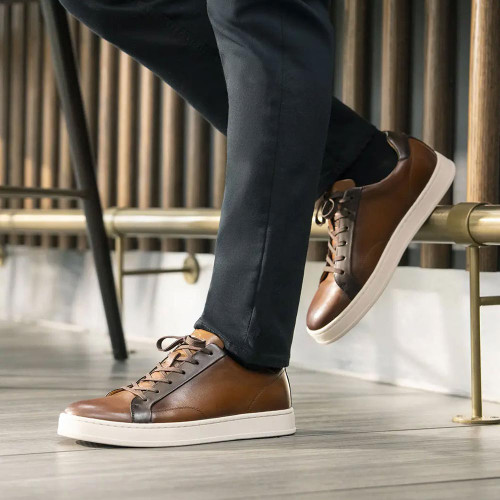 Florsheim Monopoli Lace To Toe Cognac Sneakers for Men