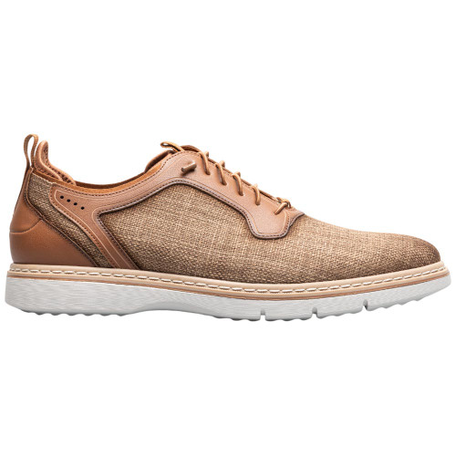 Stacy Adams Sebert Plain Toe Tan Elastic Lace Sneakers for Men