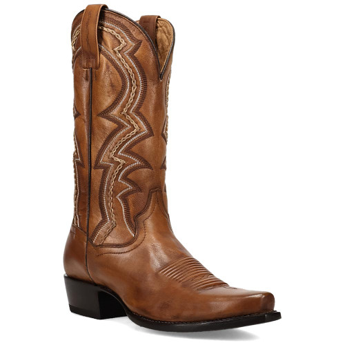Dan Post Gallup Bay Apache/Pecan Leather Snip Toe Western Cowboy Boots