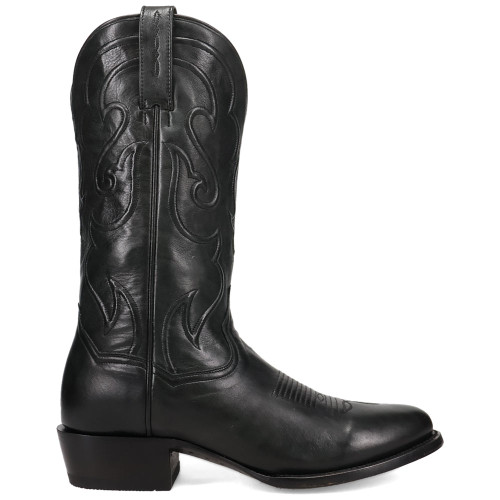 Dan Post Rio Grande Black Medium Round Toe Western Cowboy Boots