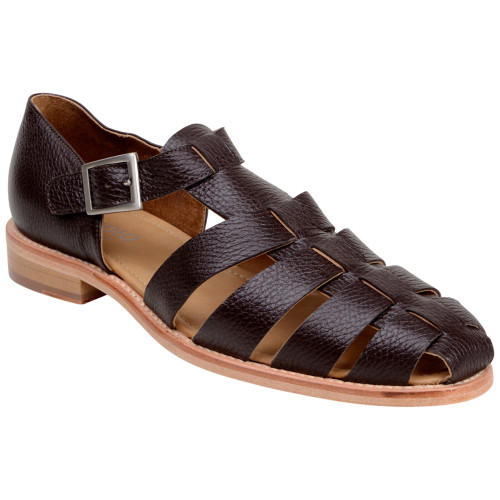 Belvedere Shoes Men's Elio White Italian Deerskin Leather Designer Comfort Sandal