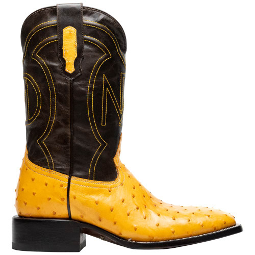 Marco Di Milano Men’s Full-Quill Ostrich Buttercup Western Boot ALABAMA