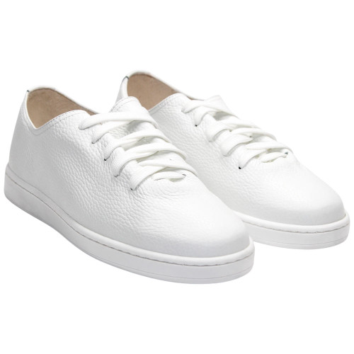 Men's DUCA Max white calf leather shoes
