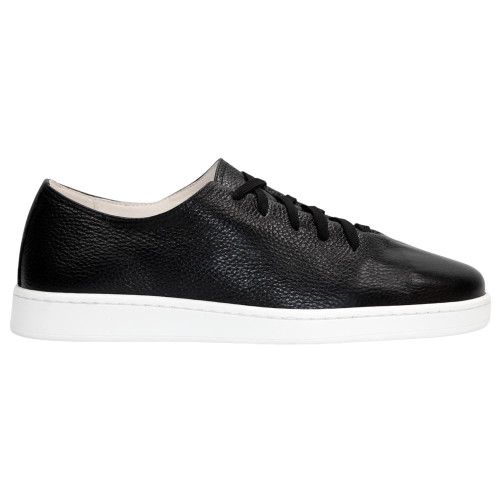 DUCA Max Black Italian leather sneakers