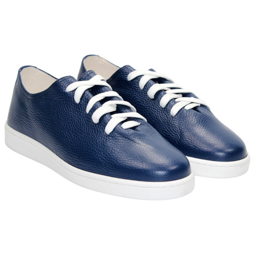 Men's DUCA Max blue calf leather sneakers