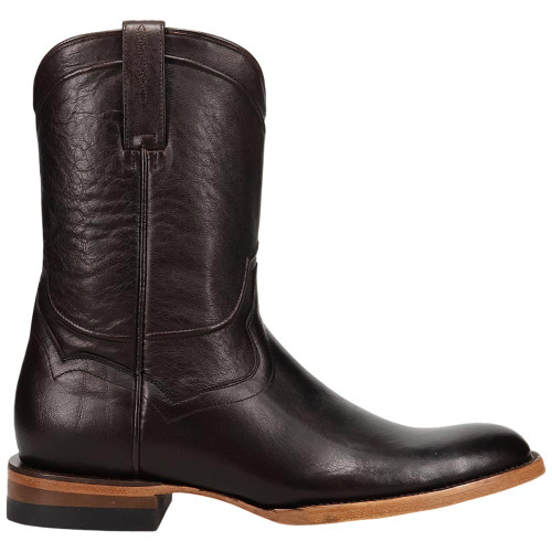 Dan Post Hartwell Men's Chocolate Leather Roper Boot – 10" Shaft, Round Toe