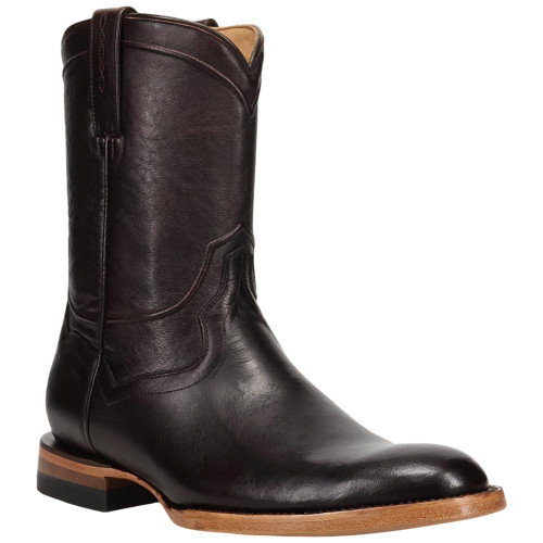 Dan Post Hartwell Men's Chocolate Leather Roper Boot – 10" Shaft, Round Toe
