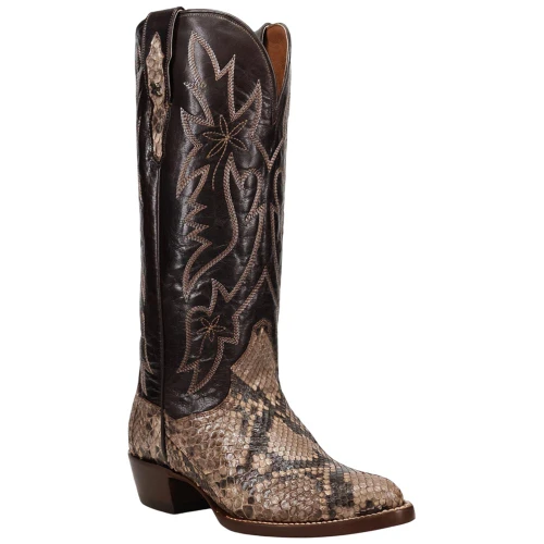 Dan Post DP7165 women's Wild Strokes python western boot, multi-color, main product view