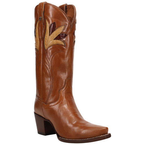 Dan Post Marsala Whiskey Women's Leather Western Boots