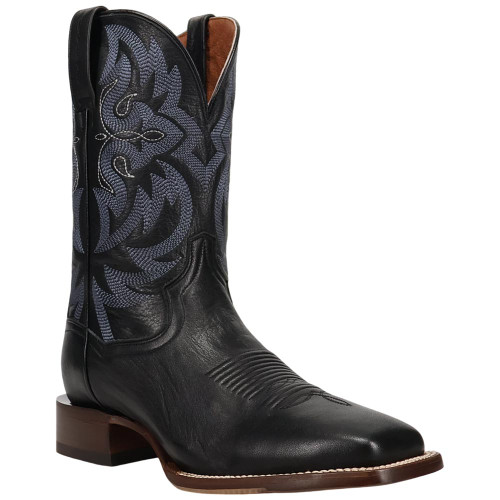 Dan Post Sonara black boot, inside angle showing shaft detail