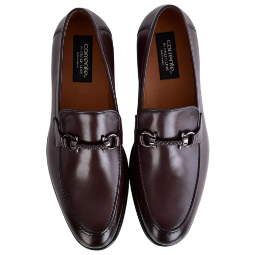 Corrente Men's Horsebit Loafer – Brown