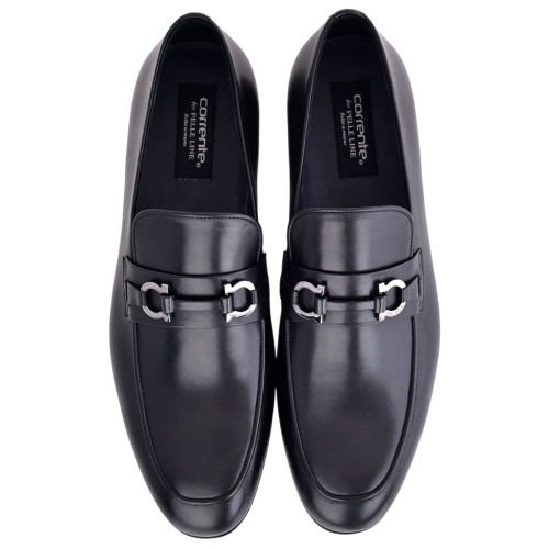 Corrente Men's Horsebit Loafer – Black