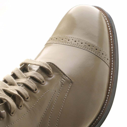 Stacy Adams Men's Madison Taupe Leather Cap Toe Dress Boots