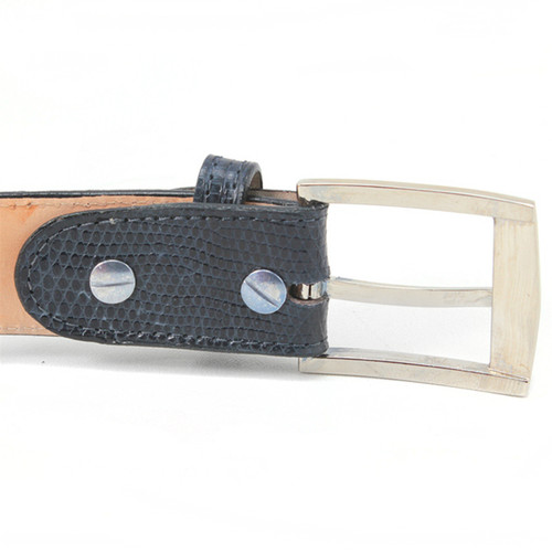 Belvedere Genuine Eel Skin Dress Belt