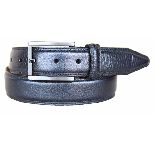 Lejon Dignitary Black Genuine Leather Belt