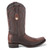 Wild West Brown Textured Genuine Ostrich & Leather Boots