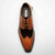 Tinsley Tan & Brown Buffalo Leather Wingtip Oxfords by Stacy Adams