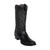 Los Altos Belly 7 Toe Black Caiman Boots