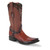 Wild West Cognac Teju Lizard Snip Toe Boots