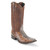 Wild West Rustic Cognac Python Snip Toe Boots