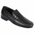 Lombardy Black Crocodile & Calfskin Men's Slip On Shoes
