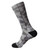 Steven Land Mosaic Pattern Black Multi Cotton Nylon Spandax Men's Socks