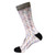 Steven Land Paisley Sublimation Pattern Brown Multi Cotton Nylon Spandax Men's Socks