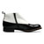 Stacy Adams Madison Black & White Spat Cap Toe Ankle Boot
