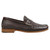 Sandro Moscoloni Jeromy Brown Leather Handsewn Men’s Moc Toe Slip On Loafers