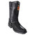 Los Altos Single Stone Black Stingray Men’s Biker Boots