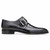 Belvedere Josh Men's Split Toe Monkstraps Black Genuine Ostrich Loafers