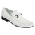 Los Altos White Caiman Belly Leather Sole Mens Dress Shoes