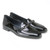 VellaPais Black Patent Leather Mens Loafers