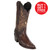 Wild West Brown Python Women's Snip Toe Cowgirl Boot